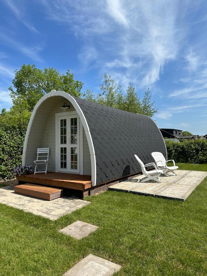 Lodge, Een Super Knus Tiny House, Nabij Vaarwater En Haven! Belt-Schutsloot Exteriér fotografie