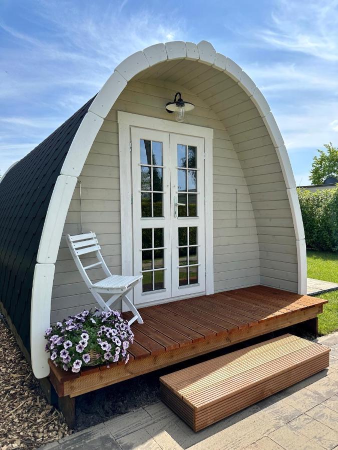 Lodge, Een Super Knus Tiny House, Nabij Vaarwater En Haven! Belt-Schutsloot Exteriér fotografie