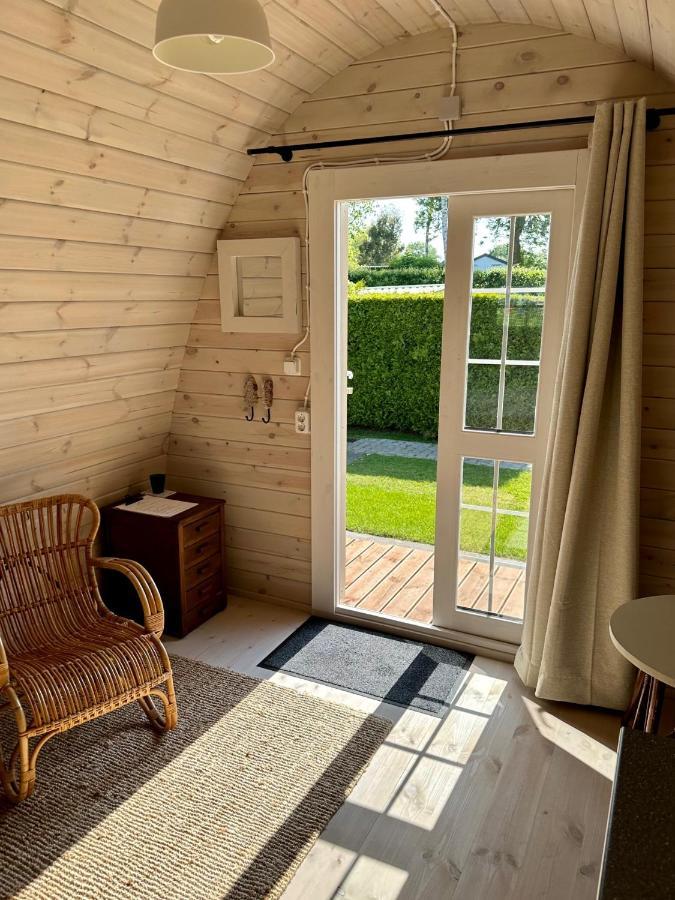 Lodge, Een Super Knus Tiny House, Nabij Vaarwater En Haven! Belt-Schutsloot Exteriér fotografie